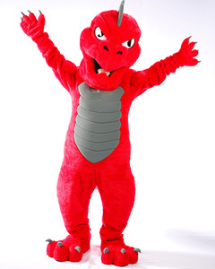 SUNY Oneonta red dragon mascot